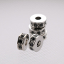 7MM Silver and Gold Plated Copper Spacer Beads for Bracelet Making