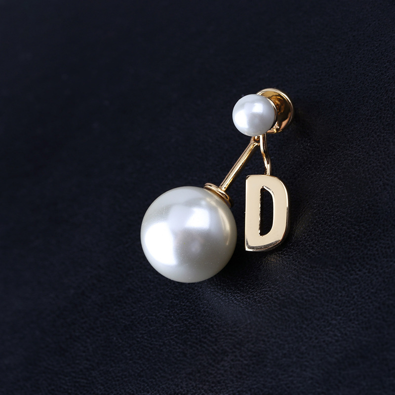 Removable Two Kinds Of Wearing Earrings Women Accessories Jewelry Temperament Star Letter Pearl Earrings