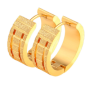 2021 Custom Women Fashion Accessories Gold Plated Jewelry Huggie Earrings Stainless Steel Earrings Saudi Gold Hoop Earrings