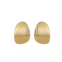 2021 Custom Wholesale Women Fashion Accessories Gold Plated Korean Ear Ring Jewellery Shiny Round Shaped Stud Earrings