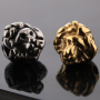 Antique Gold and Silver Plated High Quality Steel Lion Head Charm for Jewelry Making
