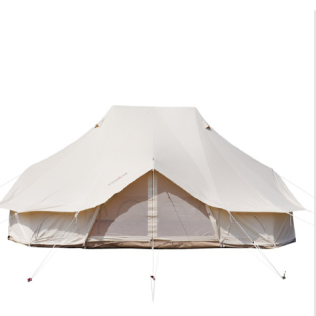 Customized Sunproof Wind Resistance Outdoor Camping Bell Tent Waterproof Canopy Emperor Bell Tent Wholesale