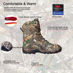 Mens Hunting Boots Waterproof Shoes Men Lightweight Hiking Boots New Style Outdoor Walking Boots With Camo Printing