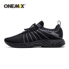 ONEMIX  Breathable and waterproof sports shoes Both men and women Shoes tied, natural rubber ground skid