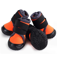 Hot Selling Wholesale High-top Waterproof Anti-Slip Large Dog Cotton Boots Outside Dog Shoes