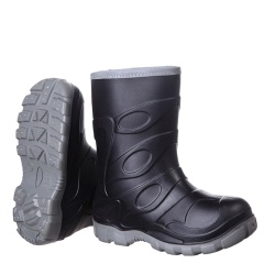 Hot Selling Kids Durable TPR Rain Boots With Warm Lining