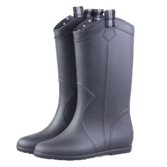 Women's Anti-slip Rain Boots Customized Waterproof Rain Shoes  PVC Boots for Ladies