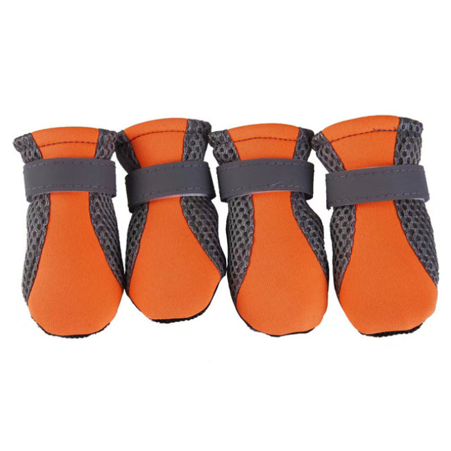 Waterproof Dog Booties Paw Protector Breathable Dog Shoes Warm Anti-Slip Puppy Hiking Boots