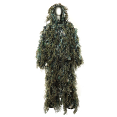 2022 Hybrid Woodland Camouflage Ghillie Suit Lightweight