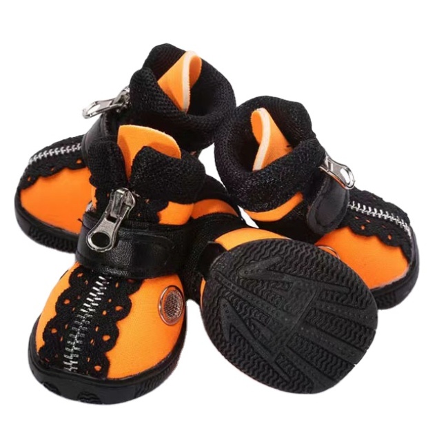 Breathable Pet Dog Outdoor Walking Shoes Waterproof Boots Net Soft Pet Shoes for Small Medium-Large Dogs