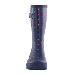 Youth Girls Polka Dots Wellington Rubber Rain Boots