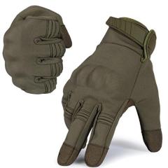 Winter Windproof Warmer Touch Screen Hunting Rubber Hard Knuckle Gloves