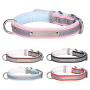 Adjustable Large Pet Collar Personalized PU Leather Dog Collar Pet Dog ID Tags for Puppy Small Medium Large Dogs