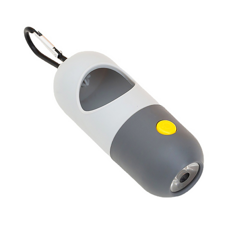 Wholesale Custom Dog Poop Waste Bag Holder Dispenser with LED Flashlight  Leak-Proof Dog Waste Bags
