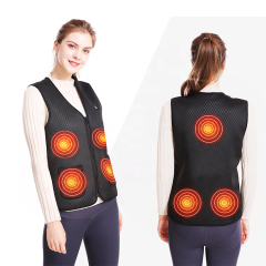 Winter heating clothes middle-aged elderly warm vest charging heating vest magnetotherapy thermostatic clothing