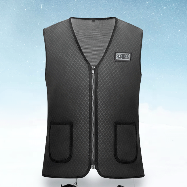 Winter heating clothes middle-aged elderly warm vest charging heating vest magnetotherapy thermostatic clothing