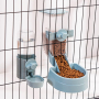 Wholesale Gravity Auto Feeder Waterer Set Water Food Bowl for Cage Pet