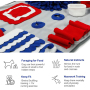 Indoor Game Feed Treat Food Interactive Dispensing Durable Pet Feeding Mat Pet Snuffle Mat