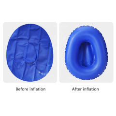 Washable Portable Air Inflation Bed Pan Bedridden Elderly Inflatable Stool Bedsore Toilet Inflatable bedpan