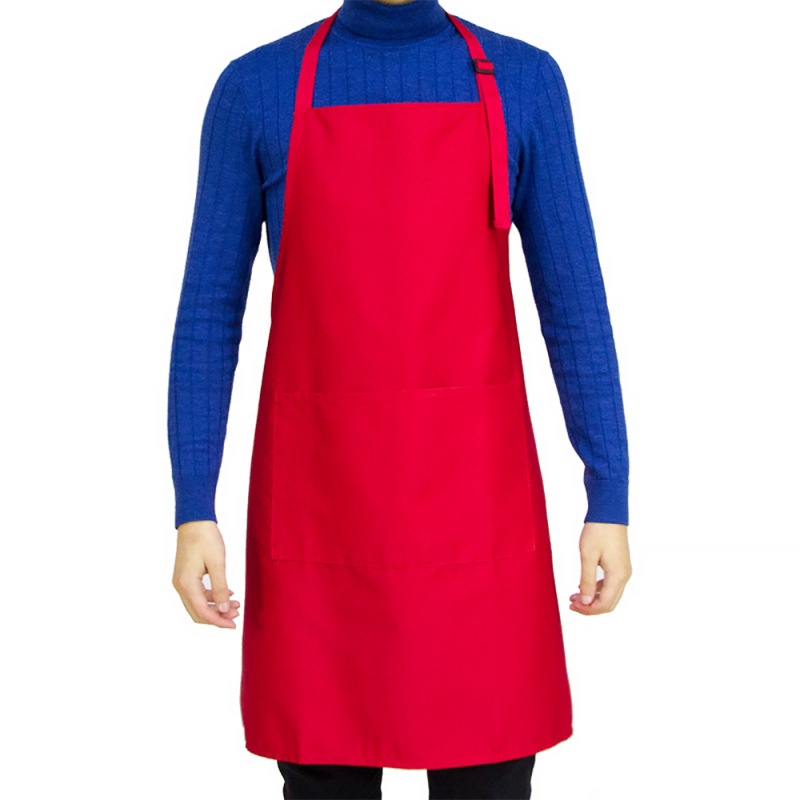 High Quality 80% Polyester/20% Cotton Kitchen Medical Chef Apron for Men