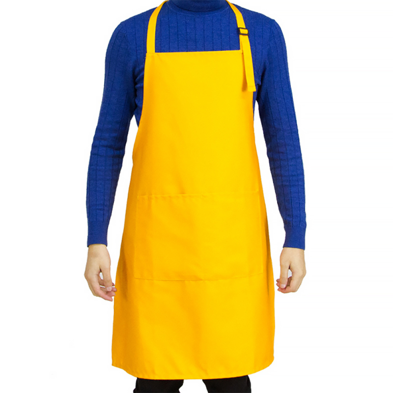 High Quality 80% Polyester/20% Cotton Kitchen Medical Chef Apron for Men