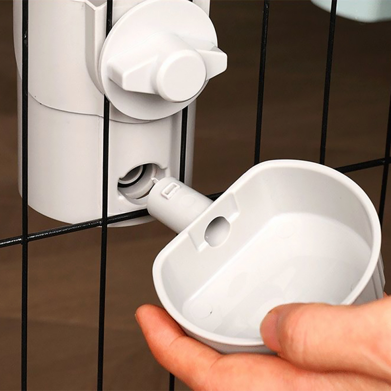 Wholesale Auto Gravity Pet Waterer Set Hanging Automatic Pet Food Water Dispenser
