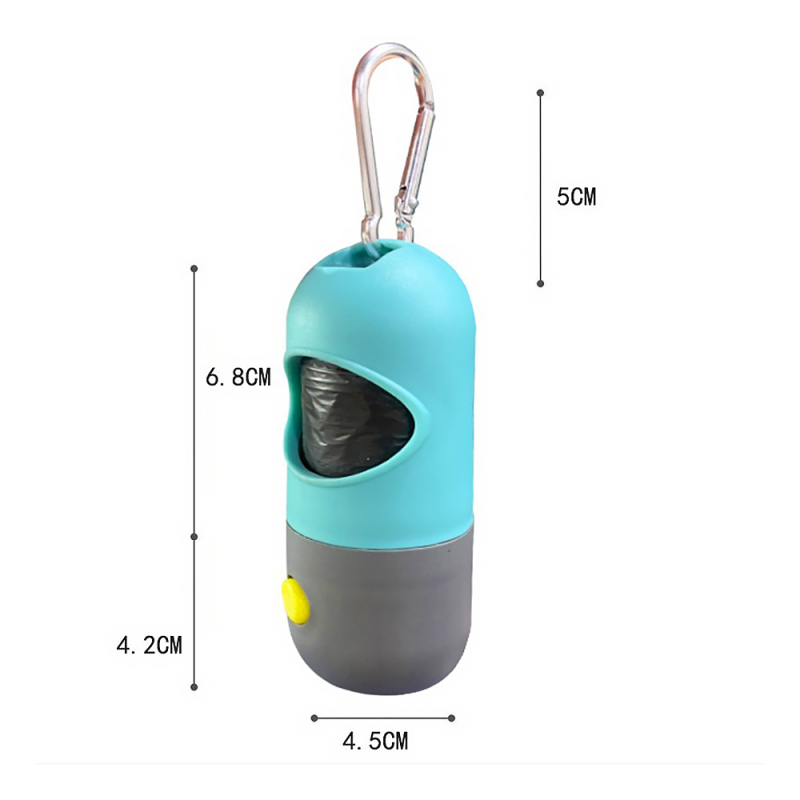 Wholesale Doggie Poo Bag Dispenser Dog Poop Bags Holder with LED Flashlight