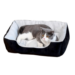 Four seasons short plush pet litter cat litter square kennel cat and dog pet beds