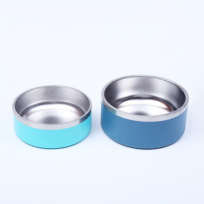 Wholesale Custom Stainless Steel Pet bowl Non-Slip Dog Bowl