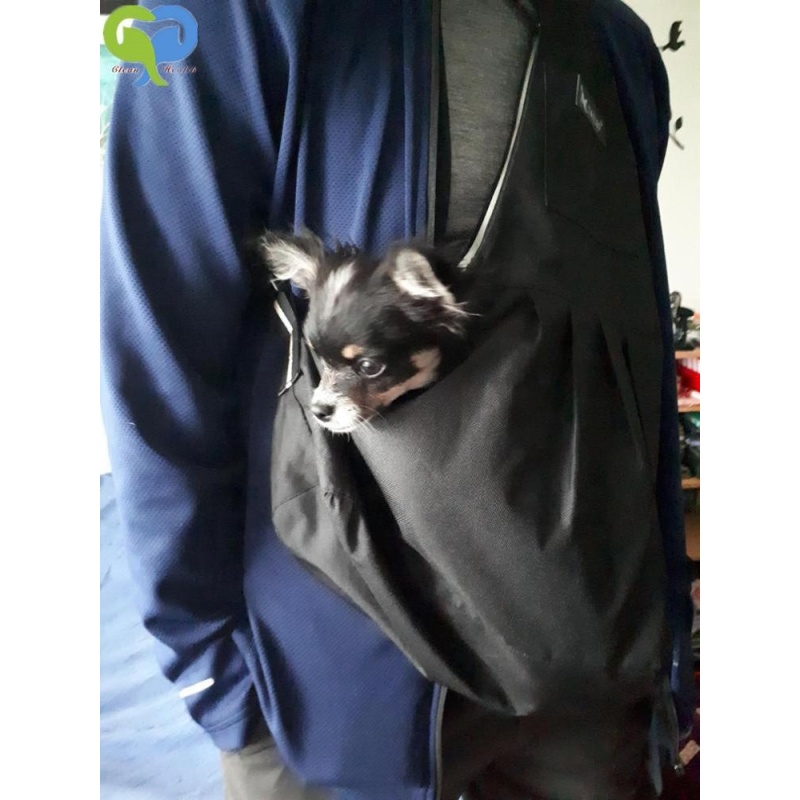 Breathable Oxford Cloth Travel Safe Sling Bag Carrier for Dogs Cats Pet Dog Sling Carrier
