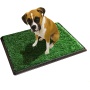 Grass Door and Bathroom Mat Pet Indoor Puppy Dog PET Potty Training Pee Pad with Mat Grass House Toilet Custom Sustainable Green