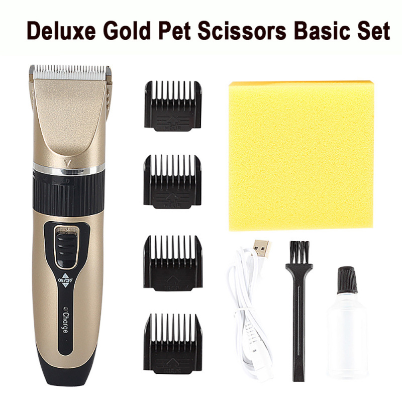 Wholesale Dog Shaver Clippers Low Noise Rechargeable Cordless Electric Quiet Hair Clippers Set for Dogs Cats