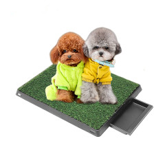Hot Sale Portable Indoor Plastic Pet Dog Toilet Pet Potty Trainer Toilet with Grass