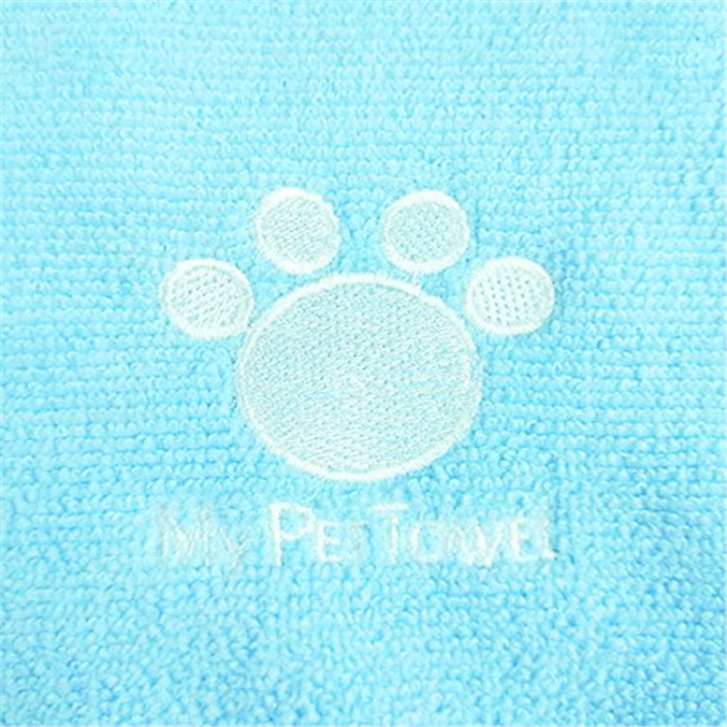 Dog towel bulk quick-drying pet Bathrobe dog bath supplies custom microfiber towel for dogs