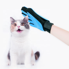 Pet Massage Mitt Cat Grooming Glove Cat Hair Deshedding Brush Gloves  For Cats Bath Cleaning