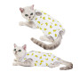 Dog cat E collar Surgical Gown Recovery Sterilization Suit Cat Clothes Pet Cat Suit