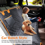 Wholesale 600D Heavy Duty Scratch Proof Non-Slip Durable Soft Pet Back Seat Covers