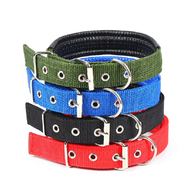 Wholesale Adjustable Dog Collar Pet Supply Quick-Release Dog Collar with Metal Buckle