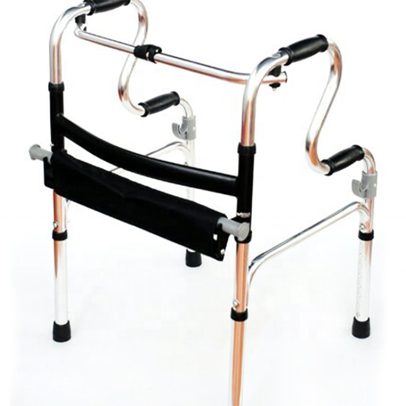 Folding Walker, Rising Aid 3 in 1 with Trigger Release Portable Lightweight walker disabled walking aids for elderly