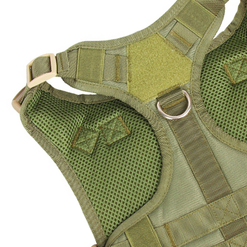 Breathable Reflective Military Easy Walk  Dog Harness for Training Walking