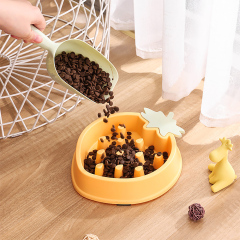 Wholesale Slip Resistant Slow Feeder Dog Bowl Pet Healthy  PP Plastic Slow Food Bowl For Small Animal