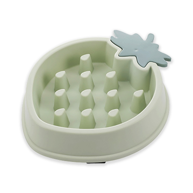 Wholesale Slip Resistant Slow Feeder Dog Bowl Pet Healthy  PP Plastic Slow Food Bowl For Small Animal