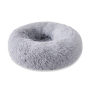 Wholesale plain round donut pet nest non slip pet dog beds