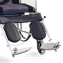 hospital elderly height adjustable manual foldable wheelchair for adult commode chair with wheels foot rest