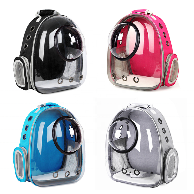 Space Capsule Bubble Pet Cat Carrier Backpack for Small Kitten Transparent Waterproof Cat Hiking Travel Backpack
