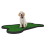 2020 New Arrive Bone Shape Artificial Portable Puppy Pet Dog Training Toilet Training Grass Dog Toilet Tray Easy Clean