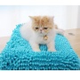 Strong Absorption Fast Drying Pet Bathing Towel / Blankets Microfiber Chenille Towel for Dog and Cats