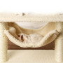 Indoor Cat Tree Cat Tower Multi Level Cat Scratching Post with Condos, Hammock & Plush Perches for Kittens