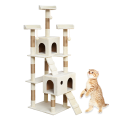 Wholesale Cat Tree Multi-Level Cat Furniture Condo Cat Tower for Indoor