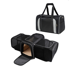 Wholesale Soft-Sided Expandable Collapsible Portable Travel Carrier for Puppy Dogs Cats